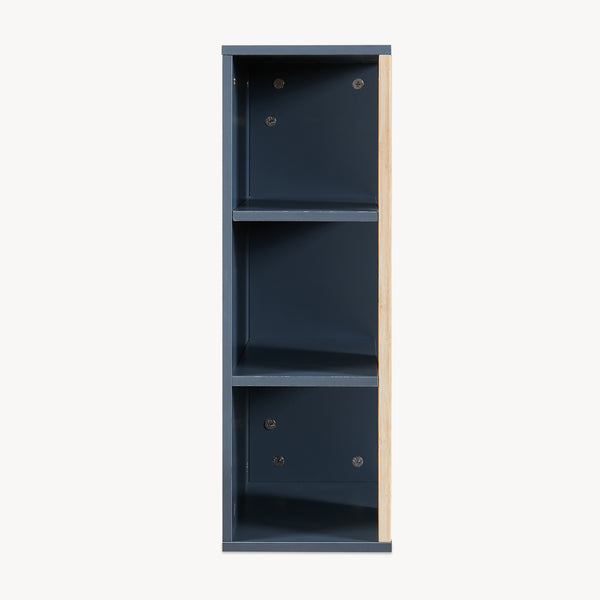 Hängeschrank Svanes 60x30x20 cm Dunkelgrau/Natur [en.casa]