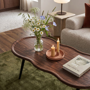 Couchtisch Ken 100 x 60 x 47 cm Walnussoptik [en.casa]