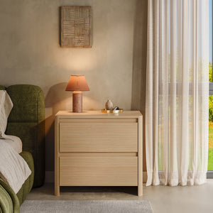 Nachttisch Takranmaa 2er Set 54x60x40 cm Eicheoptik [en.casa]