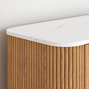 Kommode Kokunse mit 6 Schubladen 120x42x78 cm Eicheoptik [en.casa]