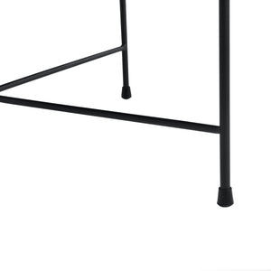 Couchtisch Tauranga Rund Wallnussoptik/Grau en.casa