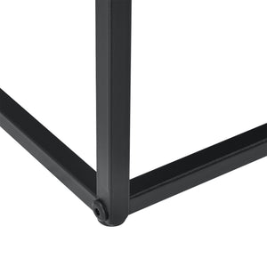 Couchtisch Nyker 47x100x50 cm Industriedesign Schwarz en.casa