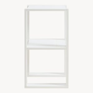 Beistelltisch Thyholm 55x30x30 cm Weiß [en.casa]