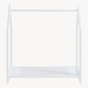 Garderobenständer Langeskov 78x75x35cm Weiß [en.casa]