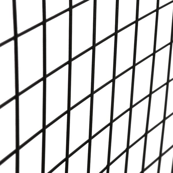 Wandgitter Sæby Metall 75 x 55 cm Schwarz [en.casa]