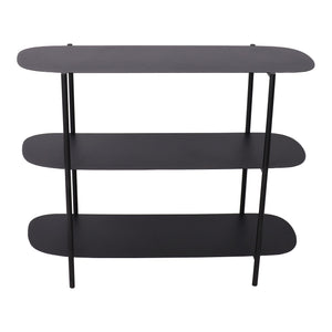 Konsolentisch Enebakk 70x90x32cm Schwarz, matt [en.casa]