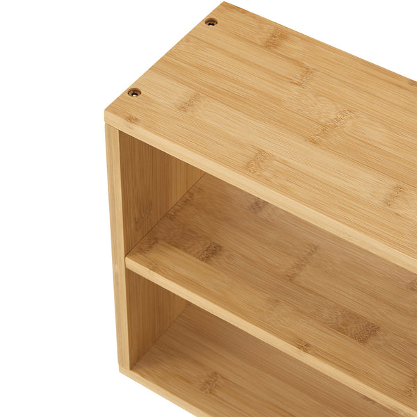 Wandregal Gol 50x15x30 cm Bambus [en.casa]