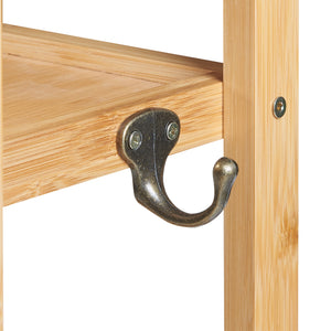 Badezimmerregal Höör 42x37x17 cm Bambus [en.casa]