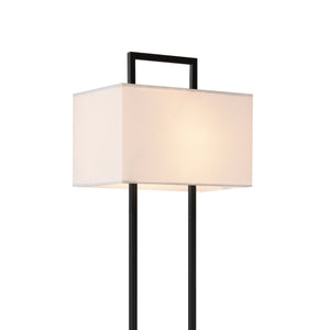 Stehleuchte Sigdal Schwarz / Weiß [lux.pro]