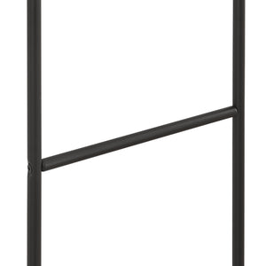 Handtuchleiter Bodø Stahl 176x38 cm Schwarz [en.casa]