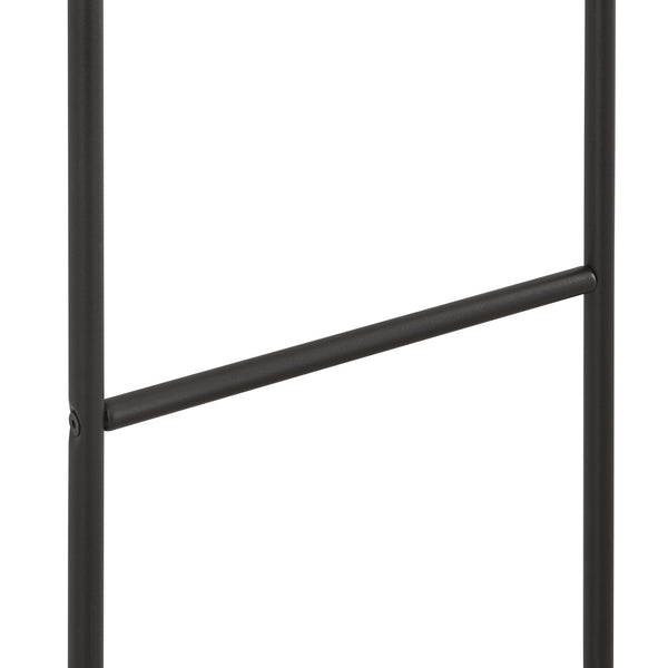 Handtuchleiter Bodø Stahl 176x38 cm Schwarz [en.casa]