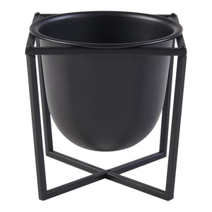 Pflanzenständer Nordmaling 2er Set Metall Schwarz [en.casa]