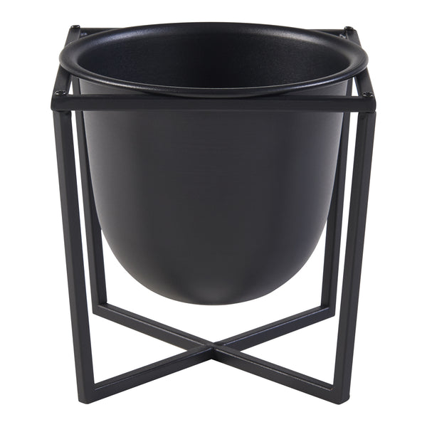 Pflanzenständer Nordmaling 2er Set Metall Schwarz [en.casa]