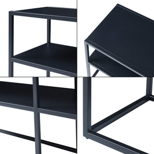 Fernsehtisch Solund 120x30x46cm Schwarz [en.casa]