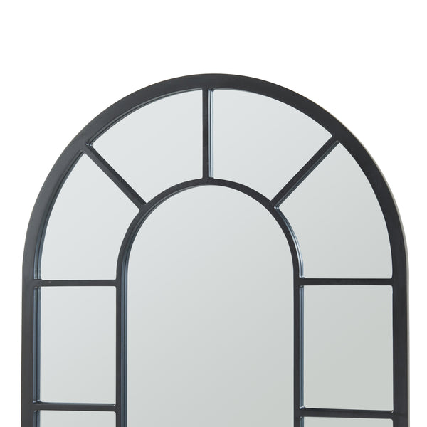Wandspiegel Enonkoski 90x60 cm Schwarz [en.casa]