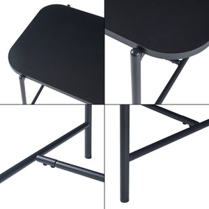 Couchtisch Samnanger 110x50x45cm Schwarz [en.casa]