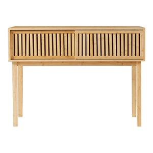 Konsolentisch Ypäjä 110x39x81 cm Bambus [en.casa]