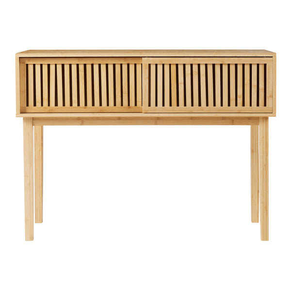 Konsolentisch Ypäjä 110x39x81 cm Bambus [en.casa]