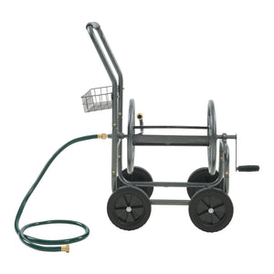 Schlauchwagen Gelibolu für 3/4 Zoll Schlauch max. 65 m Grau [pro.tec]