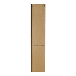 Hochschrank Skelbolu 140x30x25 cm Eichenoptik [en.casa]