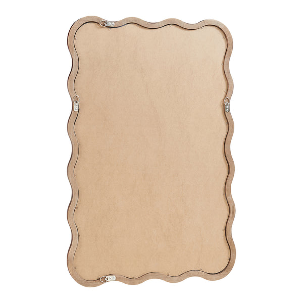 Wandspiegel Porloskid 90x60 cm Dunkelbraun [en.casa]