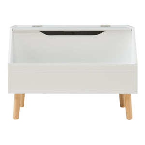 Spielzeugkiste Aavanrar 60x30x43 cm Weiß [en.casa]