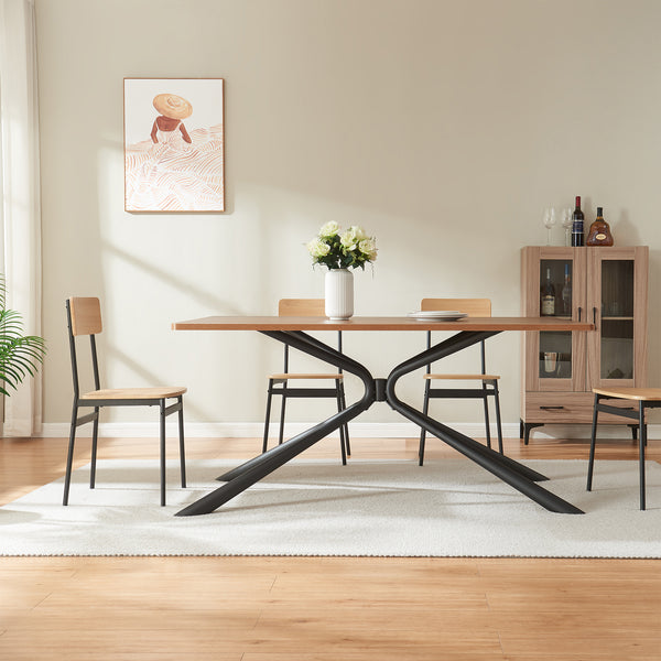 Tischgestell Havosanlurg Stahl 160x70x72 cm Schwarz [en.casa]