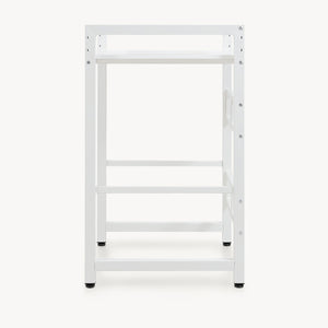 Waschmaschinenregal Hökangend 105x73x63 cm Weiß [en.casa]