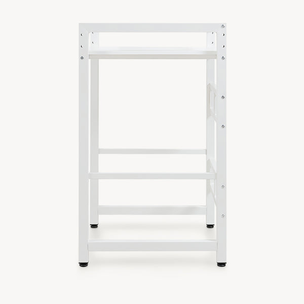 Waschmaschinenregal Hökangend 105x73x63 cm Weiß [en.casa]