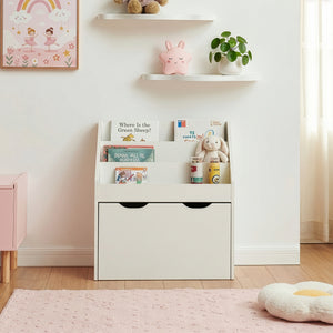 Kinderregal Sirlstalo 70x63x30 cm Weiß [en.casa]