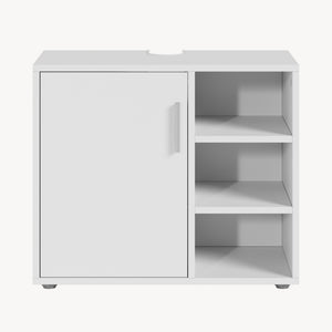 Waschbeckenunterschrank Kulaik 51x60x32 cm Weiß [en.casa]