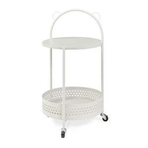 Servierwagen Jässaatka Stahl 76x40 cm Grau [en.casa]