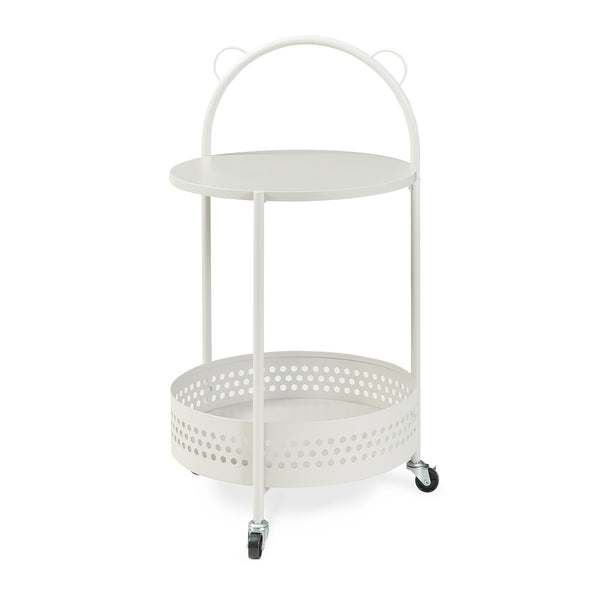Servierwagen Jässaatka Stahl 76x40 cm Grau [en.casa]