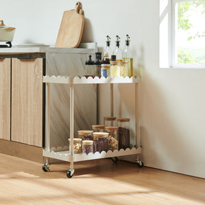 Servierwagen Bolmanralu 60x61x31 cm Grau [en.casa]