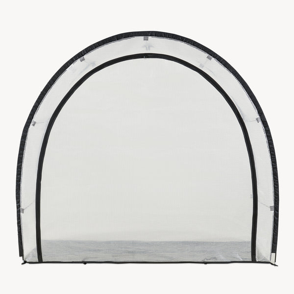 Tomatengewächshaus aus Folie Larshasas 180x80x170 cm Transparent [en.casa]