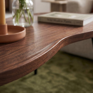 Couchtisch Ken 100 x 60 x 47 cm Walnussoptik [en.casa]