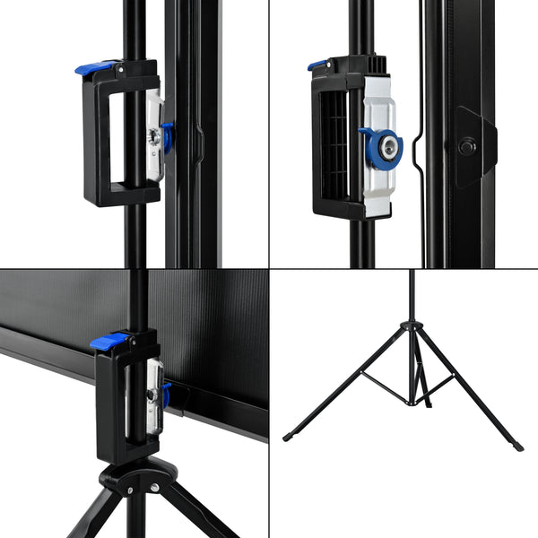 Beamer Leinwand mit Stativ 113 Zoll [in.tec]