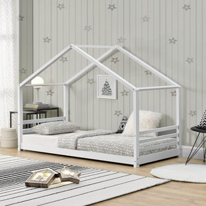 Kinderbett Vardø 90x200cm Weiß [en.casa]