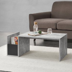 Couchtisch Bollnäs 90x45x35 cm mit Ablagefach versch. Farben en.casa