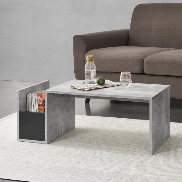 Couchtisch Bollnäs 90x45x35 cm mit Ablagefach versch. Farben en.casa