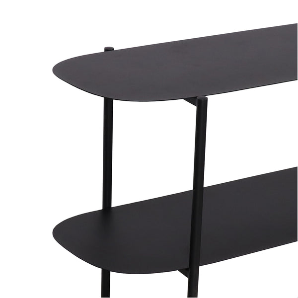Konsolentisch Enebakk 70x90x32cm Schwarz, matt [en.casa]