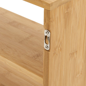 Wandregal Gol 50x15x30 cm Bambus [en.casa]