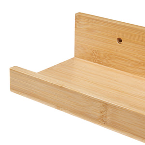 Wandregalset Gildeskål 3er Set 40x13x7cm Bambus [en.casa]