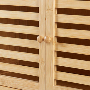 Badezimmerregal Haugesund 158x60x26 cm Bambus [en.casa]