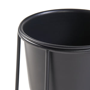 Pflanzenständer Nesseby 2er Set Metall Schwarz [en.casa]