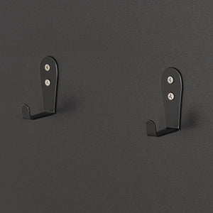 Garderobenpaneel Helsinge mit Spiegel 140x60x16 cm [en.casa]