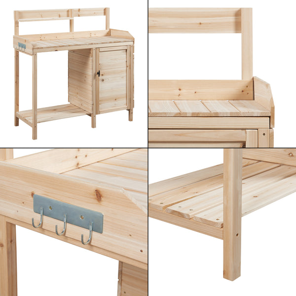Pflanztisch Alessano Tannenholz [casa.pro]