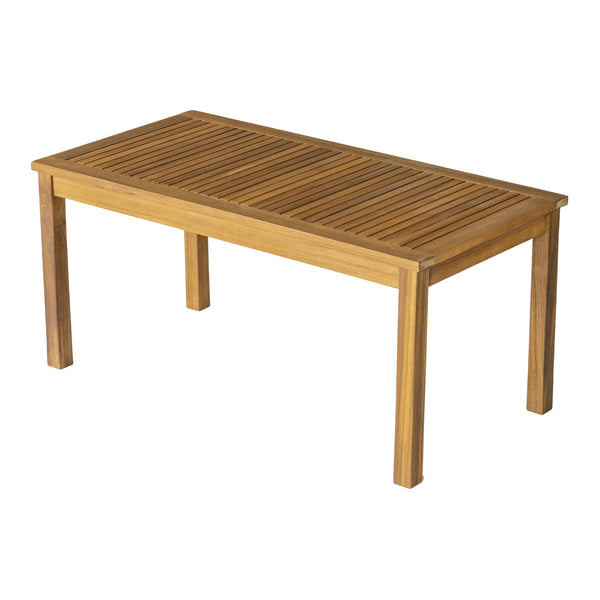 Gartenmöbelset Candela 4-tlg. Akazienholz Holzfarben [casa.pro]