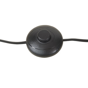 Stehleuchte Barton 2-flammig Metall 159 cm Schwarz [lux.pro]