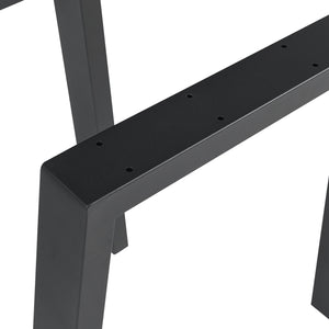 Tischgestell 2er Set Kraftisried 72x70cm Schwarz [en.casa]